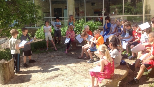 The arboretum at Netherwood Knoll Elementary School was certified as a Nature Explors outdoor classroom