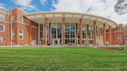Entrance to the new Farrell Hall at Wake Forest Entrance to the new Farrell Hall at Wake Forest