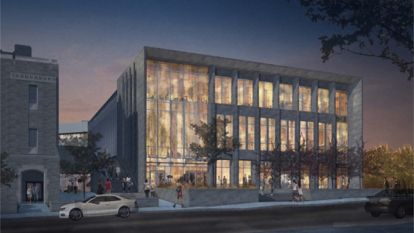 The Paul H OrsquoNeill Graduate Center will be a 34000squarefoot addition to the School of Public and Environmental Affairs at Indiana University