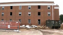 The University of Louisville is tearing down three former residence halls to make way for a $45 million student housing complex.