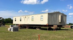 The Van (Texas) district will use 31 portable classrooms provided by the Tyler district after tornado damage put an elementary school in Van out of commission.