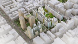 A rendering of the planned expansion of New York University A rendering of the planned expansion of New York University