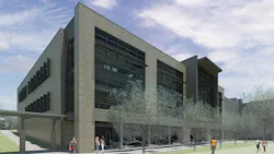 Rendering of planned Learning Resource Center at Midlands Technical College in Columbia SC