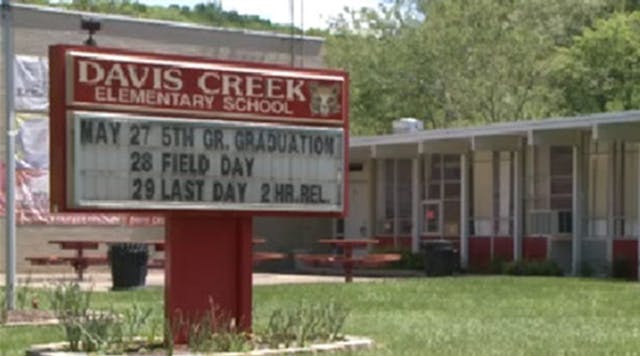Davis Creek Elementary School in Barboursville, W. Va., will remain open.