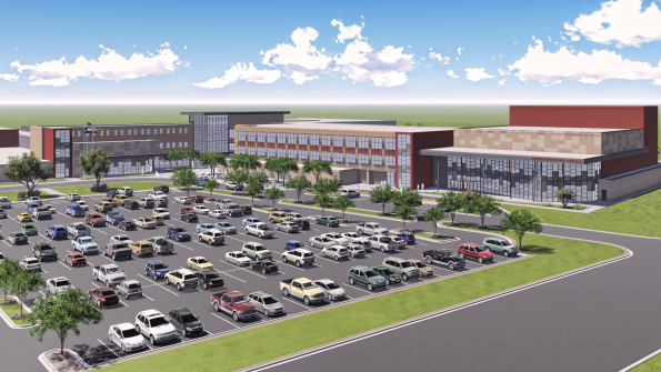 The new Seguin High School in Seguin Texas is scheduled to open in 2017