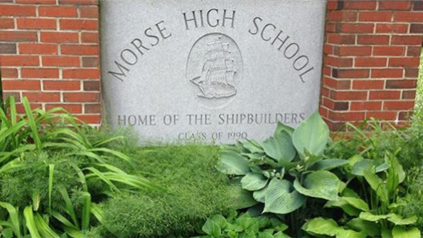 The tract of land on which Morse High School in Bath Maine sits is too small to accommodate either expansion or new construction