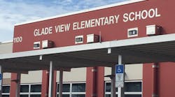 Glade View Elementary School is one of two rebuilt campuses that will open next month in the Palm Beach County (Fla.) District.