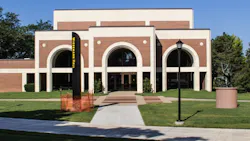 The main building signs in Wichita State University39s new wayfinding system are 18 feet tall to provide better visibility for pedestrians