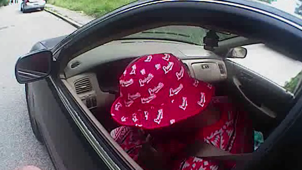 A police body camera shows Sam Dubose pulled over on a traffic stop seconds before he was shot to death by an officer