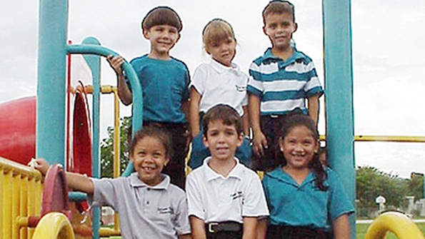 Student uniforms are mandatory at Sylvania Heights Elementary and other K8 schools in the MiamiDade district