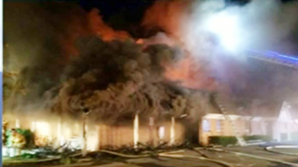 An extraalarm fire destroyed a rented building at Washington College in Chestertown Md
