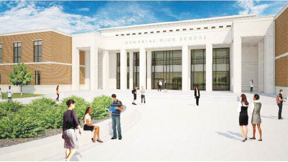 Memorial High School will be the Frisco Texas district39s 10th high school
