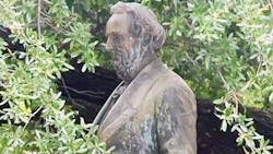 A judge says the University of Texas can move a statue of Confederate President Jefferson Davis away from a main area of the Austin campus A judge says the University of Texas can move a statue of Confederate President Jefferson Davis away from a main area of the Austin campus