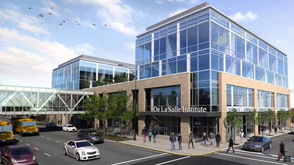 A rendering of what a new facility for De La Salle Institute might look like