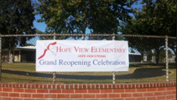 Hope View Elementary in Huntington Beach Calif will reopen next week