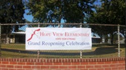Hope View Elementary in Huntington Beach, Calif., will reopen next week.