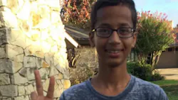 Ahmed Mohamed posted a photograph on Twitter and thanked people for their support