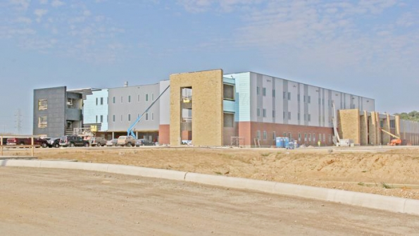Mackey HIgh is under construction in the Judson Texas district
