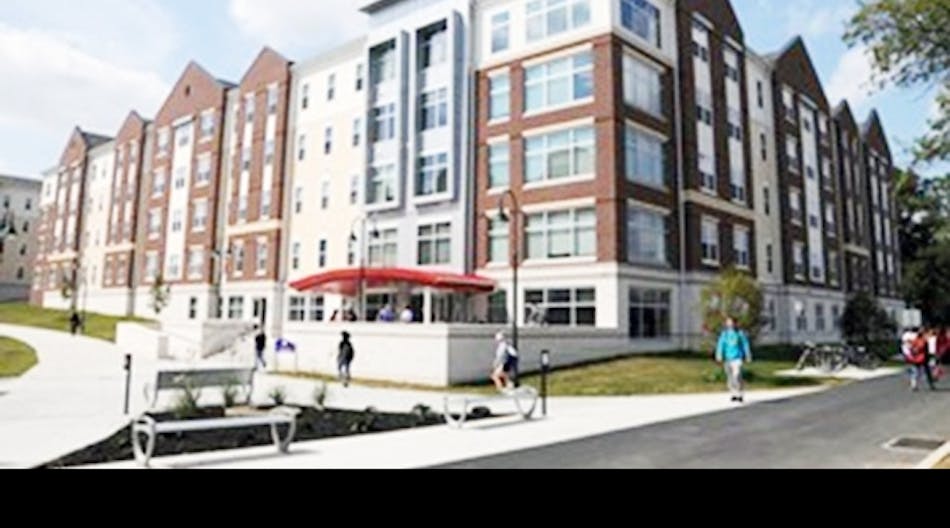 Lackhove Hall is one of three Shippensburg University residence halls that opened in 2014 that have received LEED certification.