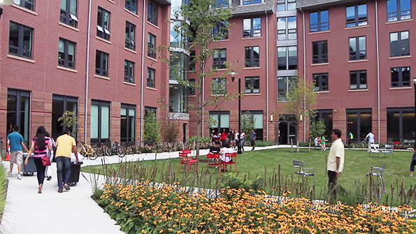 Rutgers UniversityNew Brunswick has opened a new Honors College that provides living space for more than 500 freshmen