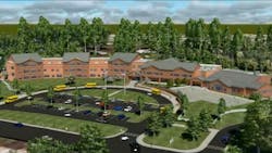 The new Park Avenue Elementary School in Webster Mass The new Park Avenue Elementary School in Webster Mass