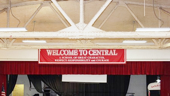 The existing Central Elementary in Fairfield Ohio will be torn down after a replacement building opens in 2017