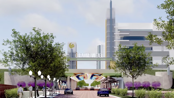 Rendering of the University of Central Florida39s plans for a facility in downtown Orlando