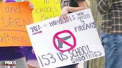 Protesters in McLean, Va., say a newly relocated gun store is too close to an elementary school.