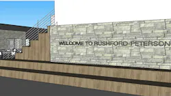 A rendering of the preK12 school that is being built in Rushford Minn