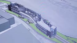 A rendering of plan for a high school to be built on Oracle39s Silicon Valley campus A rendering of plan for a high school to be built on Oracle39s Silicon Valley campus