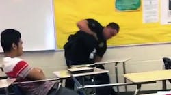 Video shows police officer flipping a student while she sits in her desk in Columbia, S.C.