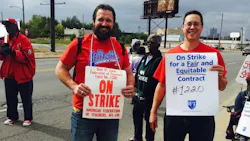 Teachers in East St Louis Ill walked a picket line for a month before the union and school district reached a contract agreement