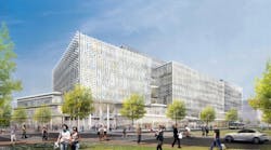 Rendering of Harvard University&apos;s planned Science and Engineering Complex in Boston.