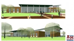 A tentative rendering of plans for a recreation center at Texas A&amp;M-Texarkana.
