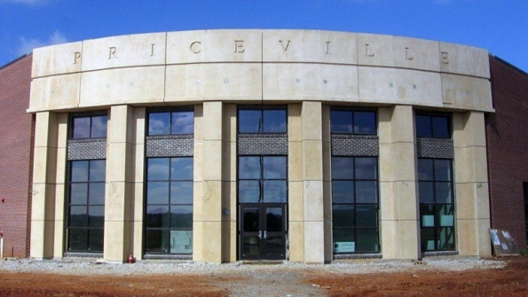 Priceville High School is under construction Priceville Ala