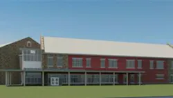 Rendering of plans for East Vincent Elementary School in Spring City Pa