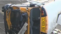 Two students died in September when a Houston school district bus crashed Two students died in September when a Houston school district bus crashed