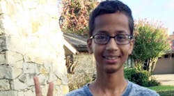 Ahmed Mohamed, 14, posted a photo on Twitter in September to thank the many people around the world who decried his arrest.