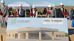 The Cypress-Fairbanks district holds a groundbreaking ceremony for a school-based health clinic.
