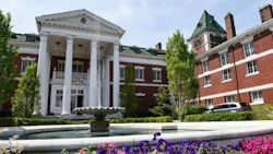 The Bourne Mansion is one of 11 buildings on St John39s University39s Oakdale NY campus