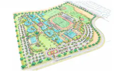 A rendering of Kilei High School under construction in Hawaii