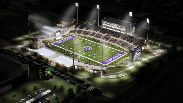 Rendering of the football stadium planned for Abilene Christian University
