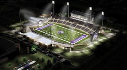 Rendering of the football stadium planned for Abilene Christian University.