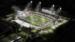 Rendering of the football stadium planned for Abilene Christian University