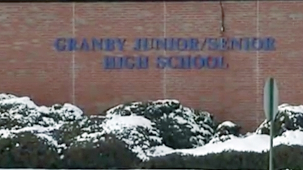 Elevated lead levels were detected in water from some fixtures at Granby JuniorSenior High School in Granby Mass