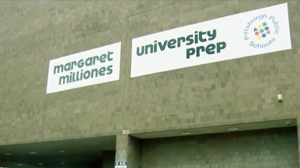 University Prep in Pittsburgh was the scene of a brawl involving about 30 female students