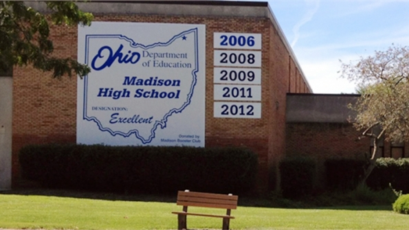 Madison JuniorSenior High School in Ohio was on lockdown Monday morning after a shooting
