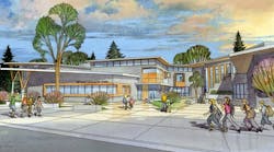 A rendering of what a kindergarten-only campus in the Mulkiteo (Wash.) district may look like.