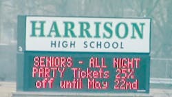 The Farmington Mich board has decided to close Harrison High and two other schools The Farmington Mich board has decided to close Harrison High and two other schools