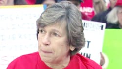 Randi Weingarten president of the American Federation of Teachers speaks to striking Chicago teachers at a rally Friday Randi Weingarten president of the American Federation of Teachers speaks to striking Chicago teachers at a rally Friday